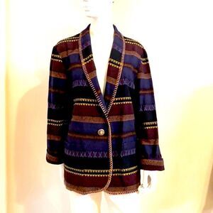 Vintage David Paul Southwest “Blanket” Blazer